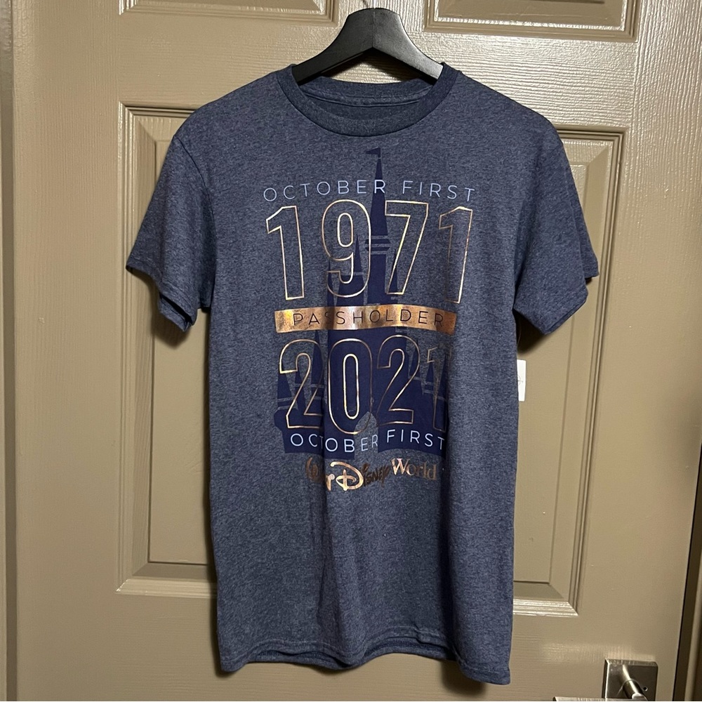 Walt Disney World 50th Anniversary Dated Passholder Tee